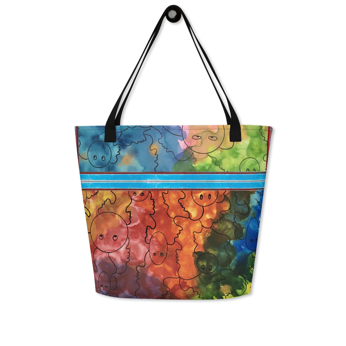 All-Over Print Large Tote Bag