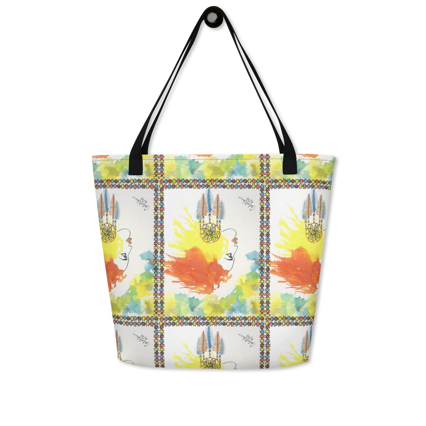 All-Over Print Large Tote Bag