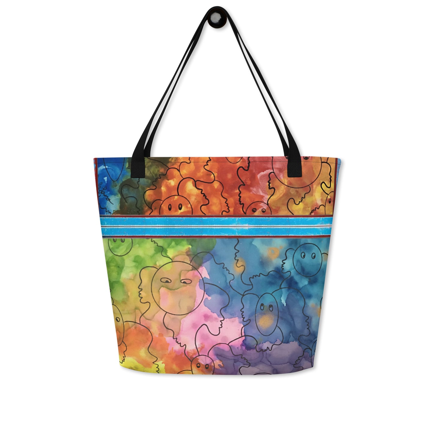 All-Over Print Large Tote Bag