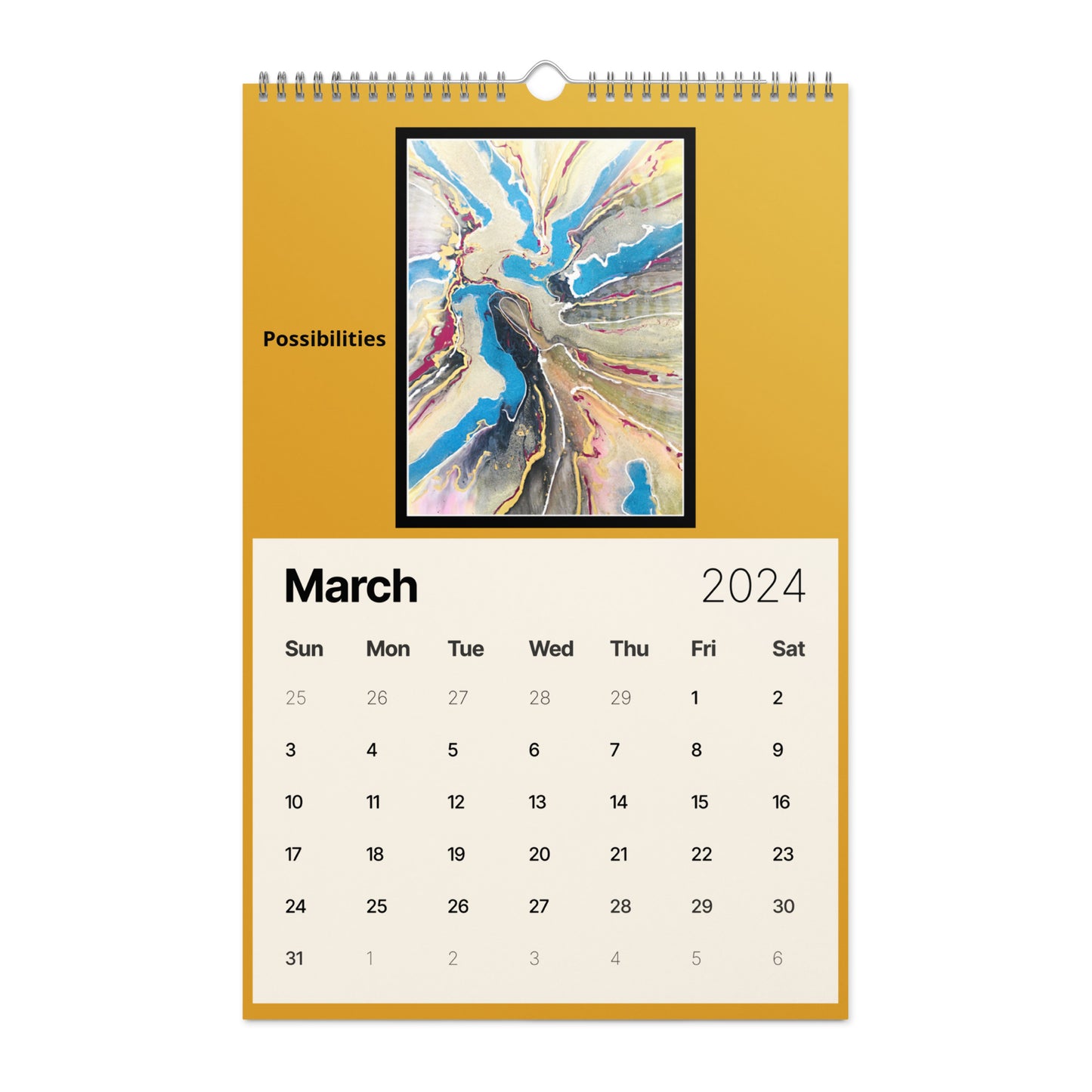 Wall calendar (2024)