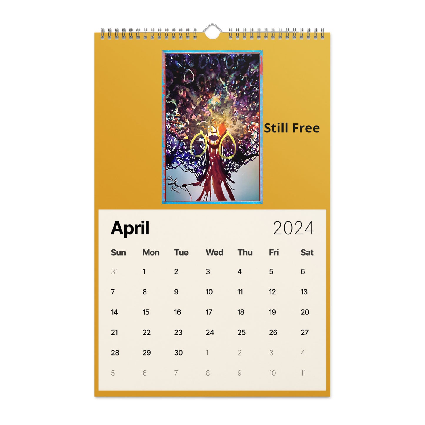 Wall calendar (2024)