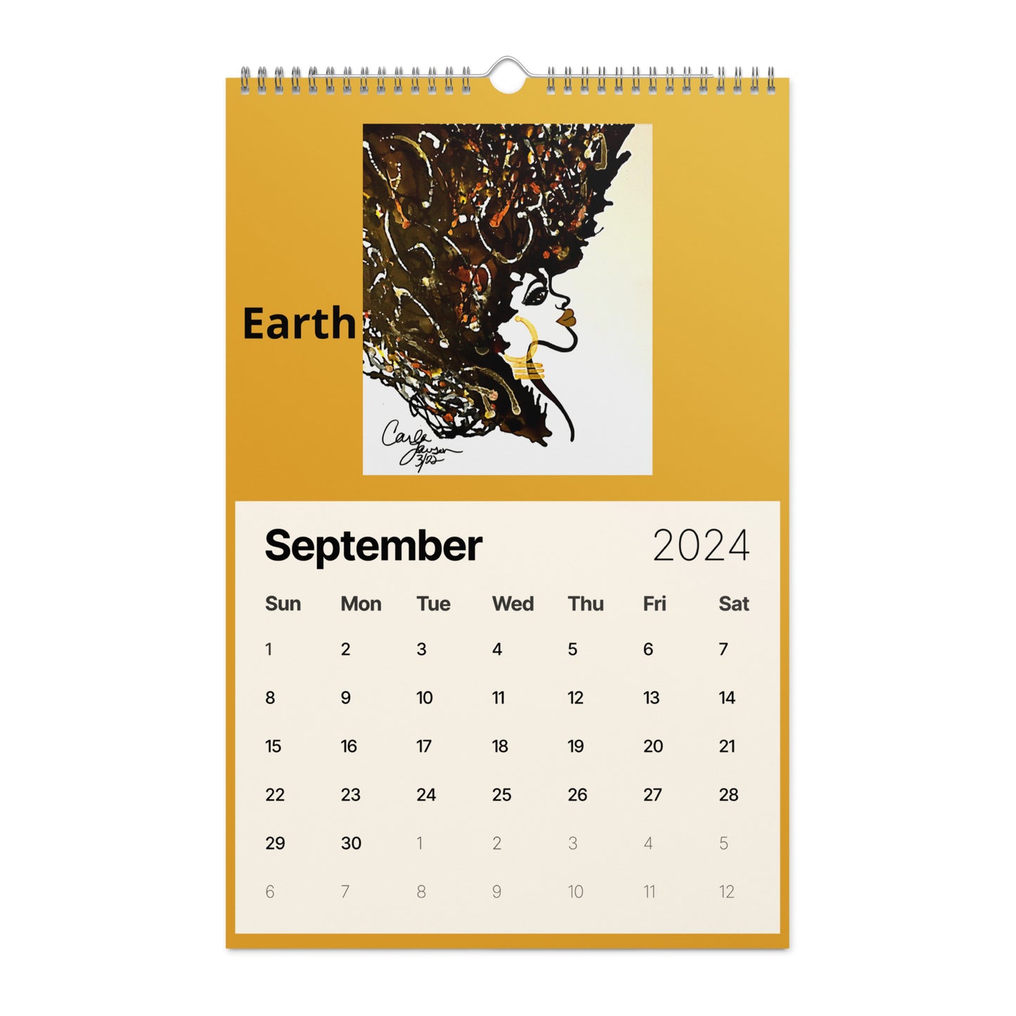 Wall calendar (2024)