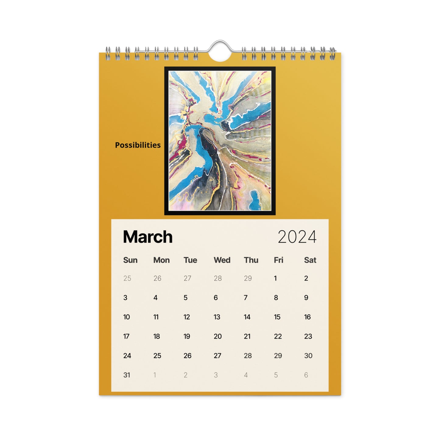 Wall calendar (2024)