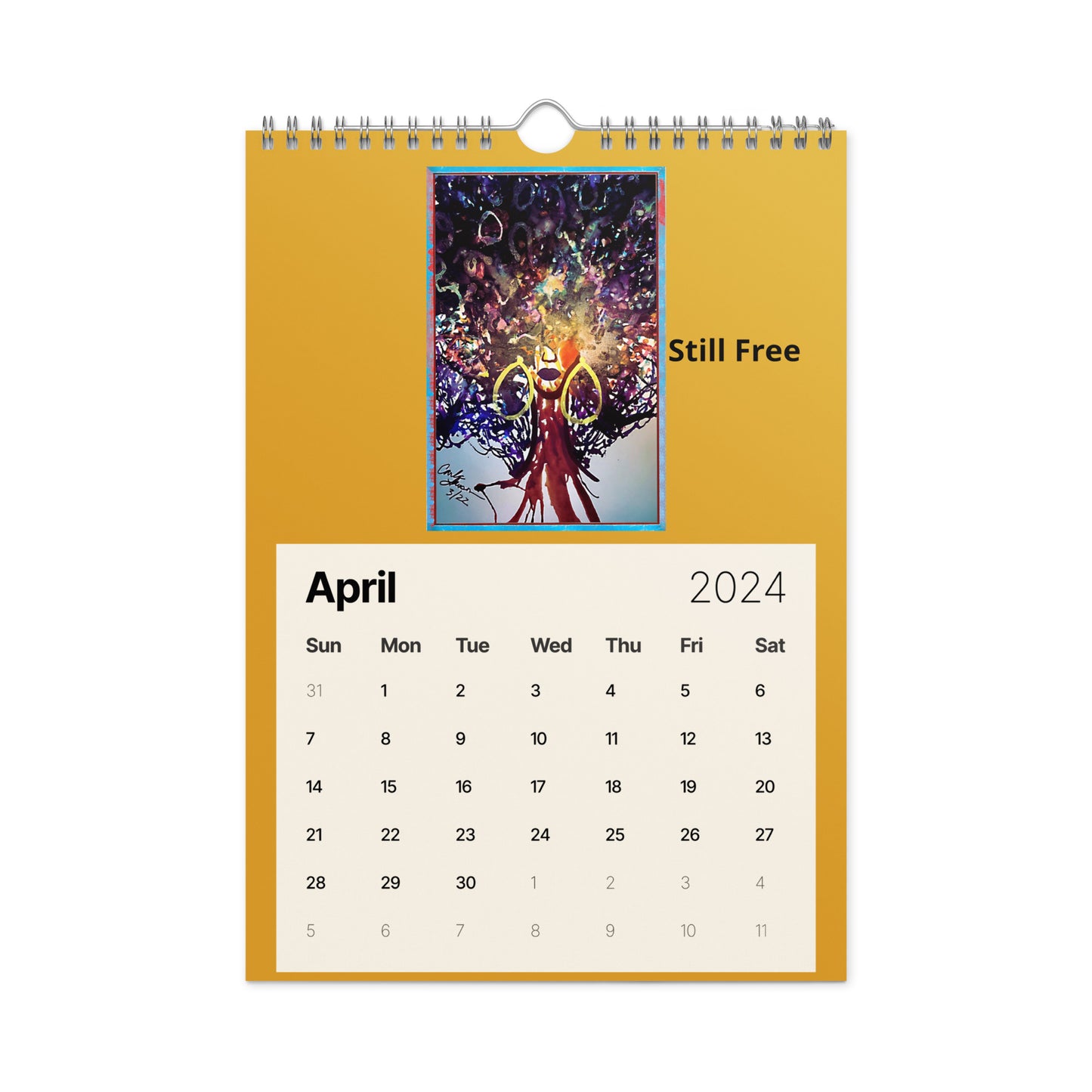 Wall calendar (2024)