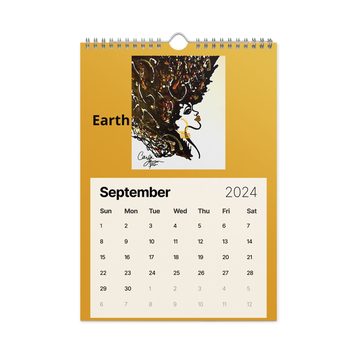 Wall calendar (2024)