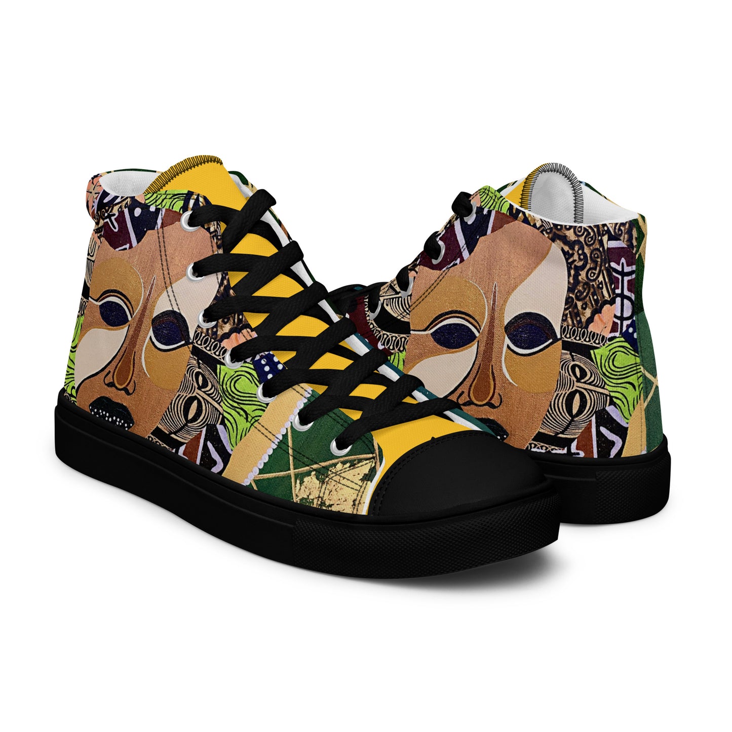 Women’s high top canvas shoes