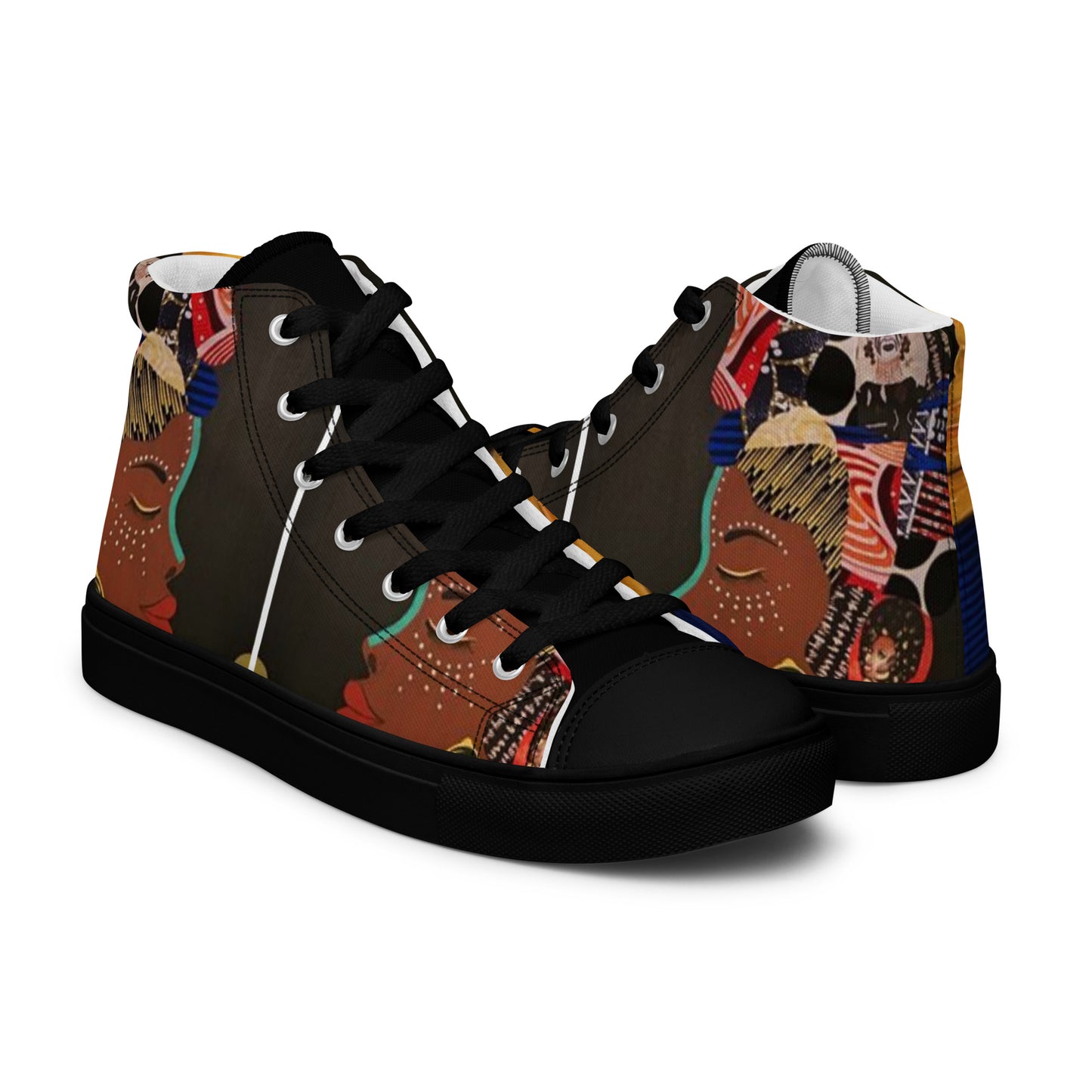 Women’s high top canvas shoes