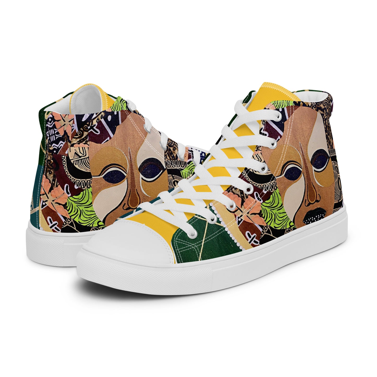 Women’s high top canvas shoes