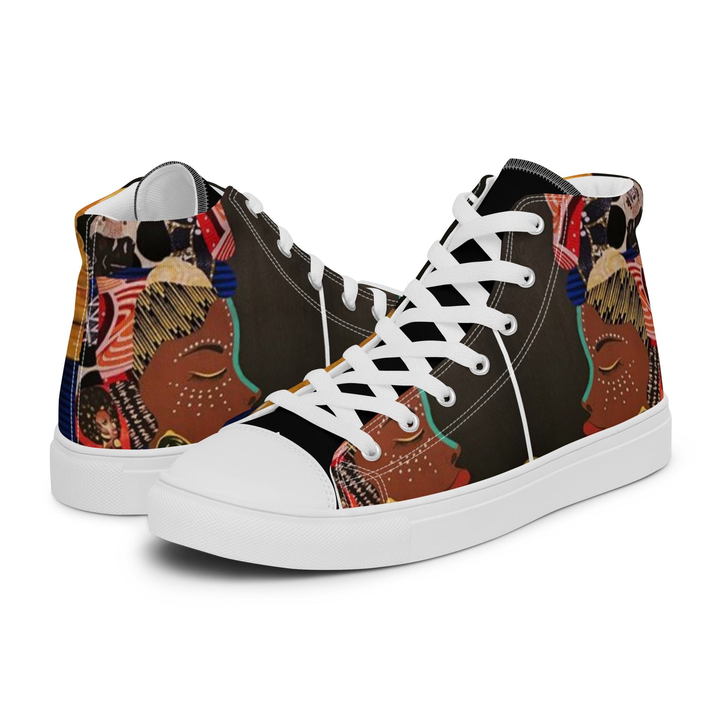 Women’s high top canvas shoes