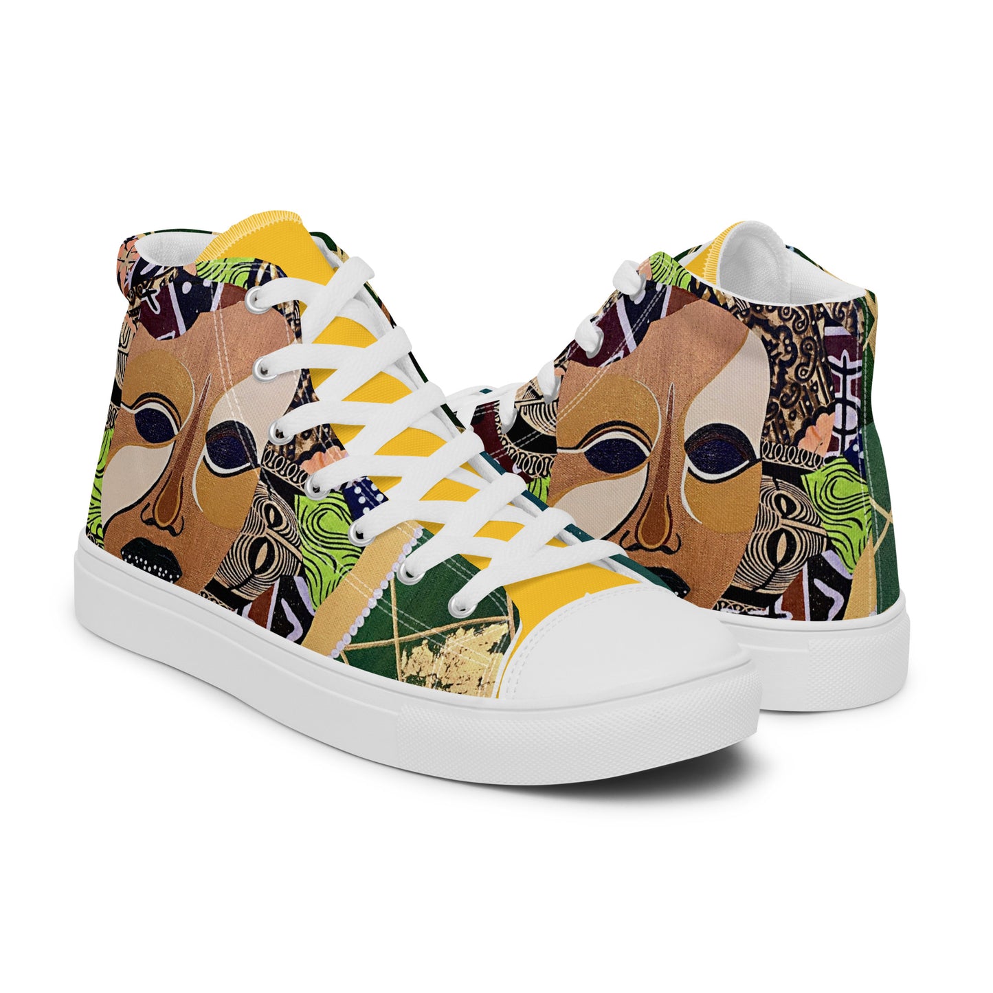 Women’s high top canvas shoes