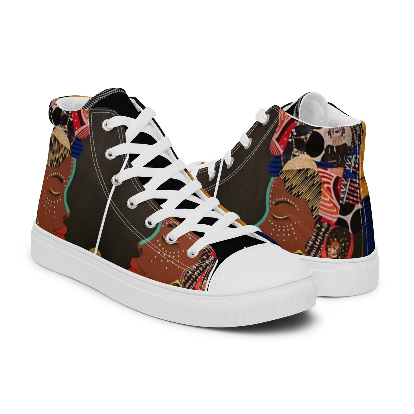 Women’s high top canvas shoes